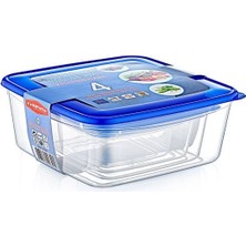 EkoAlışverişDünyam 4'lü Kare Saklama Kabı Seti