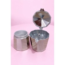 Linyahome 6'lı Moka Pot Ev Ofis ve Kamp Kahve Çekirdeği Demliği