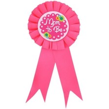 EkoAlışverişDünyam Mom To Be Yazılı Rozet Pembe Renk