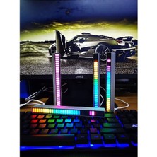 EkoAlışverişDünyam Rgb Sese Duyarlı Taşınabilir Ekolayzer LED Çubuk