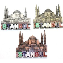 EkoAlışverişDünyam Istanbul Temalı Metal Magnet Model 6