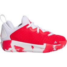 adidas Initiation C Çocuk Basketbol Ayakkabısı Kırmızı Renkli Bağcıklı Tekstil Dış Materyal