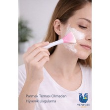 Ventoze Çift Taraflı Silikon Yüz Temizleme Fırçası | Maske Uygulama Spatulası Peeling Gözenek Arındırıcı