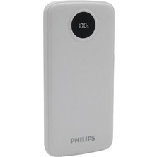 Philips DLP7712CB 10.000MAH Pd Hızlı Şarj Dijital Ekranlı Beyaz Powerbank