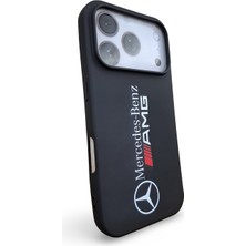 Epro iPhone 17 Pro Uyumlu Mercedes Benz Amg Baskılı Içi Kadife Yüksek Kalite Soft Silikon Kılıf