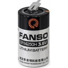 Fanso ER14250H 3.6V 1/2AA Puntalı Lityum Pil (Plc/endüstriyel)