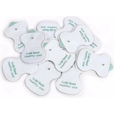 Macgon 4 Adet Çıtçıtlı Tens Pedi - Çıt Çıtlı Elektrod Ped Tüm Modellere Uyumlu Elektro Tens Pedi