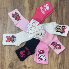 Çocuk İşleri 7'li Çizgi Film Sevimli Karakterli Neşeli Kolej Tenis Çorap