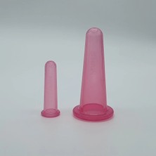 Macgon Silikon Yüz Masaj Kupa Seti 2'li Pembe Renk
