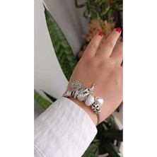 1.sınıf Çelik  Kararma Yapmaz Charm Bileklik