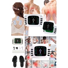 Macgon 4 Pedli Tüm Vücut Akapuntur Tens Terapi Cihazı Tens Terliği Fizyoterapi 8 Modlu Elektronik Cihaz