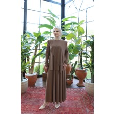 Nisum Moda Asimetrik Sandy Etekli Takım