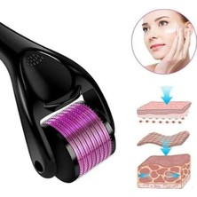 Macgon Dermaroller Titanyum Uçlu 540 Iğneli Derma Roller 1 mm Iğne Cilt Yüz Vücut Yenileme Masaj Aleti
