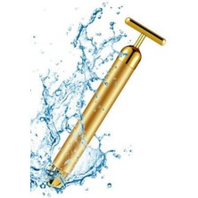 Macgon Titreşimli Yüz Masajı Güzellik Bakımı T Şekli Masaj Aleti