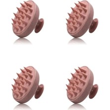 Macgon 4 Adet Duş Tarağı Yumuşak Silikon Saç Yıkama&saç Derisi Masaj Tarağı