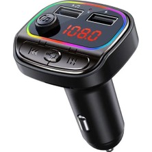 Hsc Bilişim Rgb Renkli Araba Fm Mp3 Çalar Kablosuz Bluetooth 5.0 C26