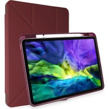 Magicool Ipad Air 4 10.9 Kılıf Kalemlikli Mars Tablet Kılıfı - Mürdüm