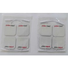 Macgon Tens Cihazı Kablolu Yedek Elektrot 5x5 Tens Pedi 4 Lü ( 2 Paket )