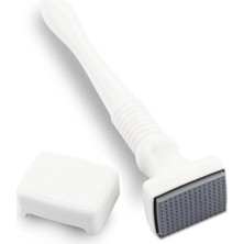 Macgon Derma Titanyum Uçlu 140 Iğneli Derma Stamp Cilt Yüz Vücut Yenileme Masaj Aleti 1.5mm Mavi Su Tarağı