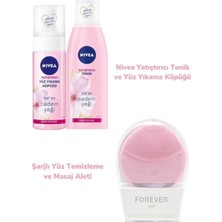 Macgon Yatıştırıcı Yüz Yıkama Köpüğü+Yatıştırıcı Tonik+Şarjlı Yüz Temizleme ve Masaj Aleti