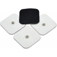 Macgon Tens Pedi Tens Elektrodu 5 cm x 5 cm Çıtçıtlı 4'lü 4 Paket (Pakette Toplam 16 Adet)