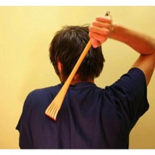 Macgon Ahşap Uzun Sırt Kaşıma Çubuğu Masajlı Tekerlekli 45 cm