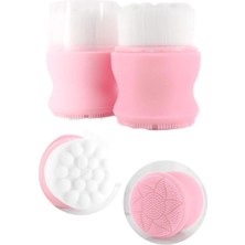 Macgon Çiçek Desenli Cilt Temizleme ve Masaj Aleti - Pembe