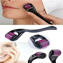 Macgon Dermaroller Masaj Aleti 540TITANYUM Iğneli Mavi Su Serum Tarağı