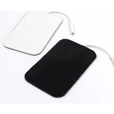 Macgon Kablolu / Soketli Elektrot 5x9 cm Ems Tens Cihazı Pin Girişli Elektrod 1 Paket = 4 Adet