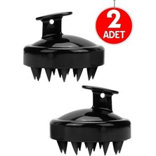 Macgon Yumuşak Silikon Dişli Tarak Saç Derisi Masaj Şampuan Duş Fırçası Saç Fırçası ve Tarak Saç Bakım Set