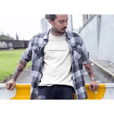 Giyim Center Erkek Bisiklet Yaka Baskılı  Kısa Kol T-Shirt - Beyaz