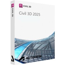 Autodesk Civil 3D 2025 (Windows) - 1 Pc 3 Yıl Autodesk Serial+Product Key