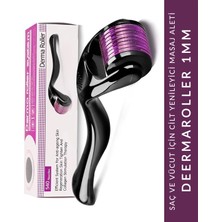 Macgon Titanyum Uçlu Dermaroller 1 mm Cilt Yüz Vücut Saç Yenileme Masaj Aleti