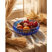 Akden Store El Işçiliği Premium Aura Cam Sunum Kasesi / Sofra Kase 28CM