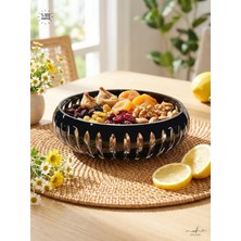 Akden Store El Işçiliği Premium Aura Cam Sunum Kasesi / Sofra Kase 28CM