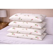 Ber-Tun Tekstil Desenli Fermuarlı Yastık Kılıfı  4'lü Takım