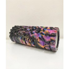 Macgon Pro Series Foam Roller Pilates Masaj Rulosu Kamuflaj Siyah