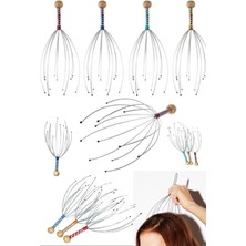 Macgon Pençe Başı Masajı Ahtapot Başı Kafa Derisi Boyun Ekipmanları Stres Salınımı Rahatlama Masajı Tens