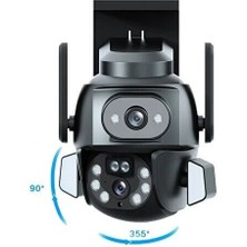 EkoAlışverişDünyam 3mp + 3mp Wi-Fi Ip Tf Kart Girişli Optik Zoom Kamera