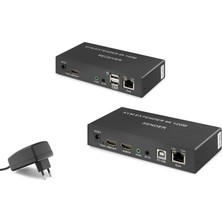 Marsilyan HDMI Kvm Extender 4K 120 M - Siyah HDX1306