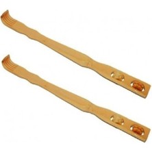 Macgon Ahşap Uzun Sırt Kaşıma Aleti Masaj Tekerlekli 2 Adet