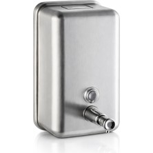 Pnr Hijyen Sıvı Sabunluk-Lüks Paslanmaz Çelik 1000ML Duvara Monte Sıvı Sabunluk-Sabunluk Çelik Prinç Pompa