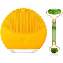 Macgon  Mini 2 Titreşimli Cilt Temizleme Cihazı Şarjlı + Yeşim Taşı Roller