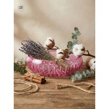 Akden Store El Işçiliği Premium Aura Cam Sunum Kasesi / Sofra Kase 28CM