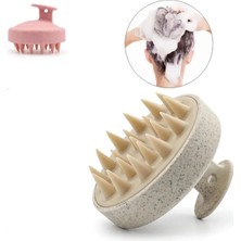 Macgon Saç Bakım Fırçası Saç Derisine Masaj Yapan Şampuan Silikonlu Tarak