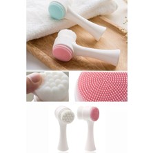 Macgon Çift Taraflı Yüz Temizleme ve Yüz Masaj Fırçası