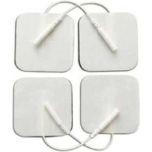 Macgon Tens Cihazı Kablolu Yedek Elektrot 5x5 Tens Pedi 4 Lü Elektrod