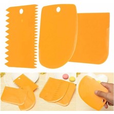 EkoAlışverişDünyam Hamur Şekillendirici Kesici Kazıyıcı Pasta Kek Dekorasyon Seti