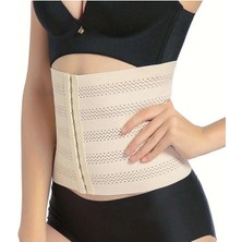 Macgon 6 Kademe Unisex Bel Korsesi Inceltici Vücut Şekillendirici Krem 3xl Beden
