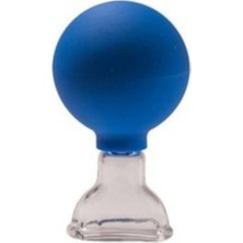 Macgon Cam Silikon Masaj Kupası Yassı, Gülümseme Çizgisi Için